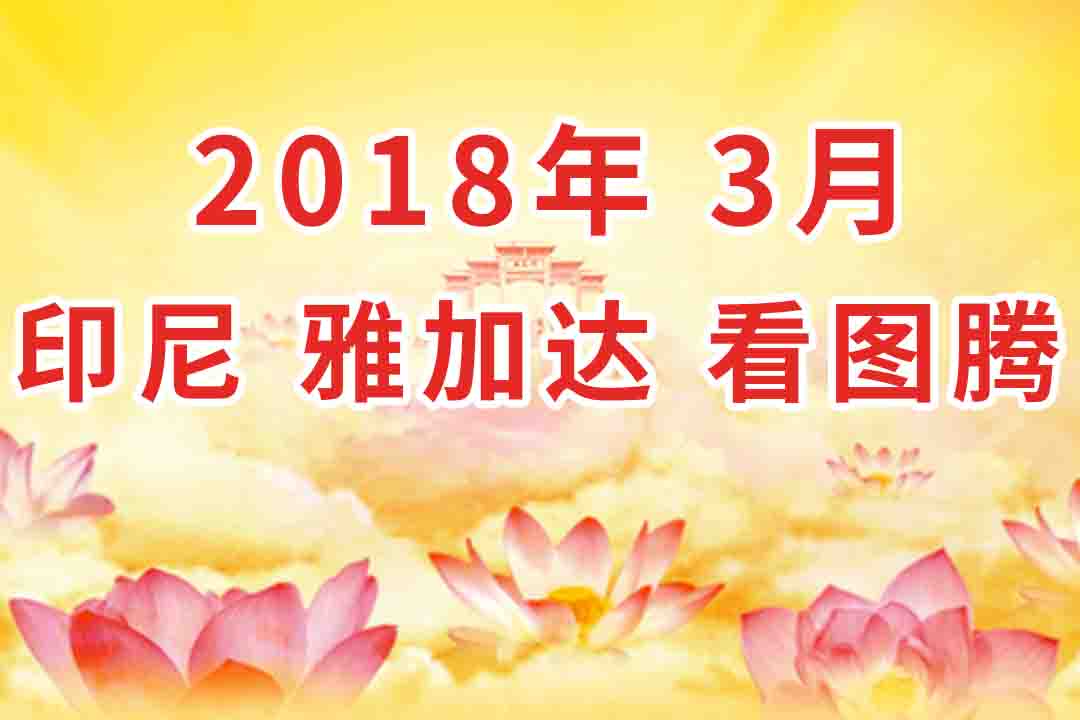 视频：2018年3月 印尼・雅加达  法会 看图腾 集锦